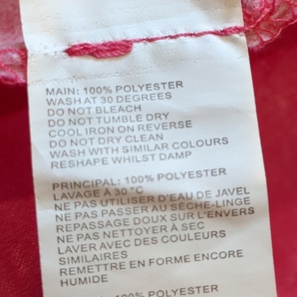 Nasty Gal Soft Satin Power Shoulder Pads Open Back Blouse in Hot Pink size 4 - Picture 7 of 8